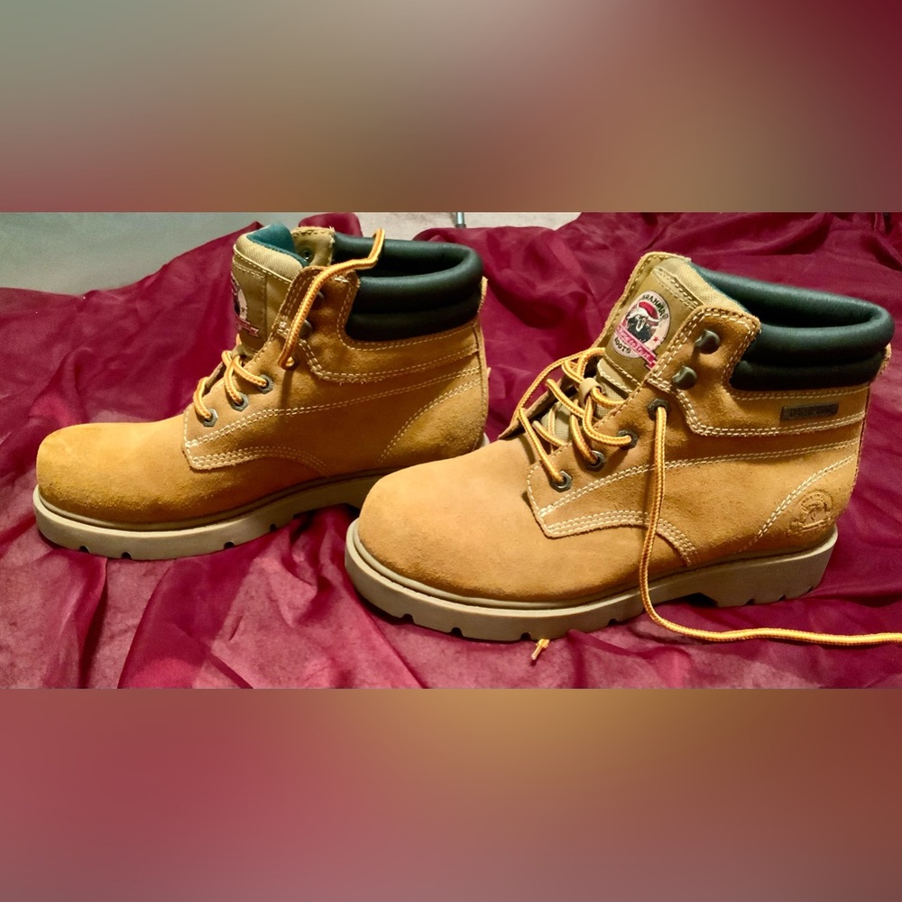 NWOT Men's Brahma Bogue Size 8 Waterproof Work Boots - Picture 2 of 8